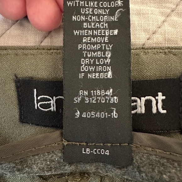 Lane Bryant Dress Pants Trousers - olive green, size 24 petite - Picture 5 of 5